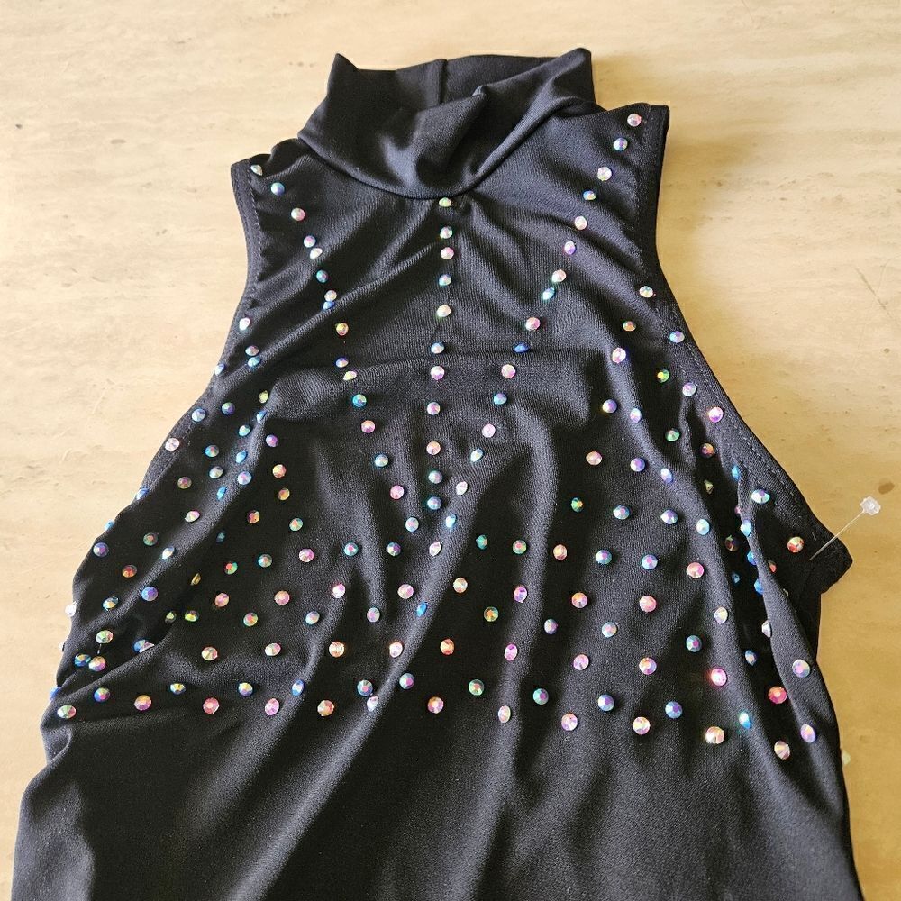 Weissman balera NWOT small intermediate black dance costume Lyrical jazz tap